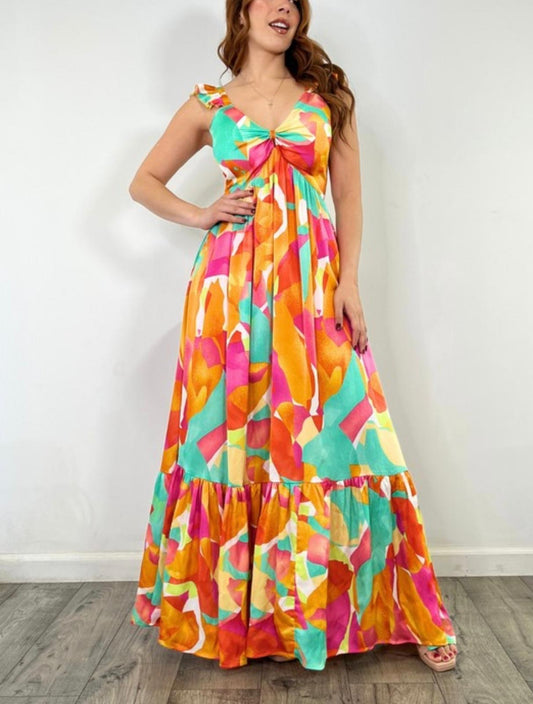 Printed Maxi Dress