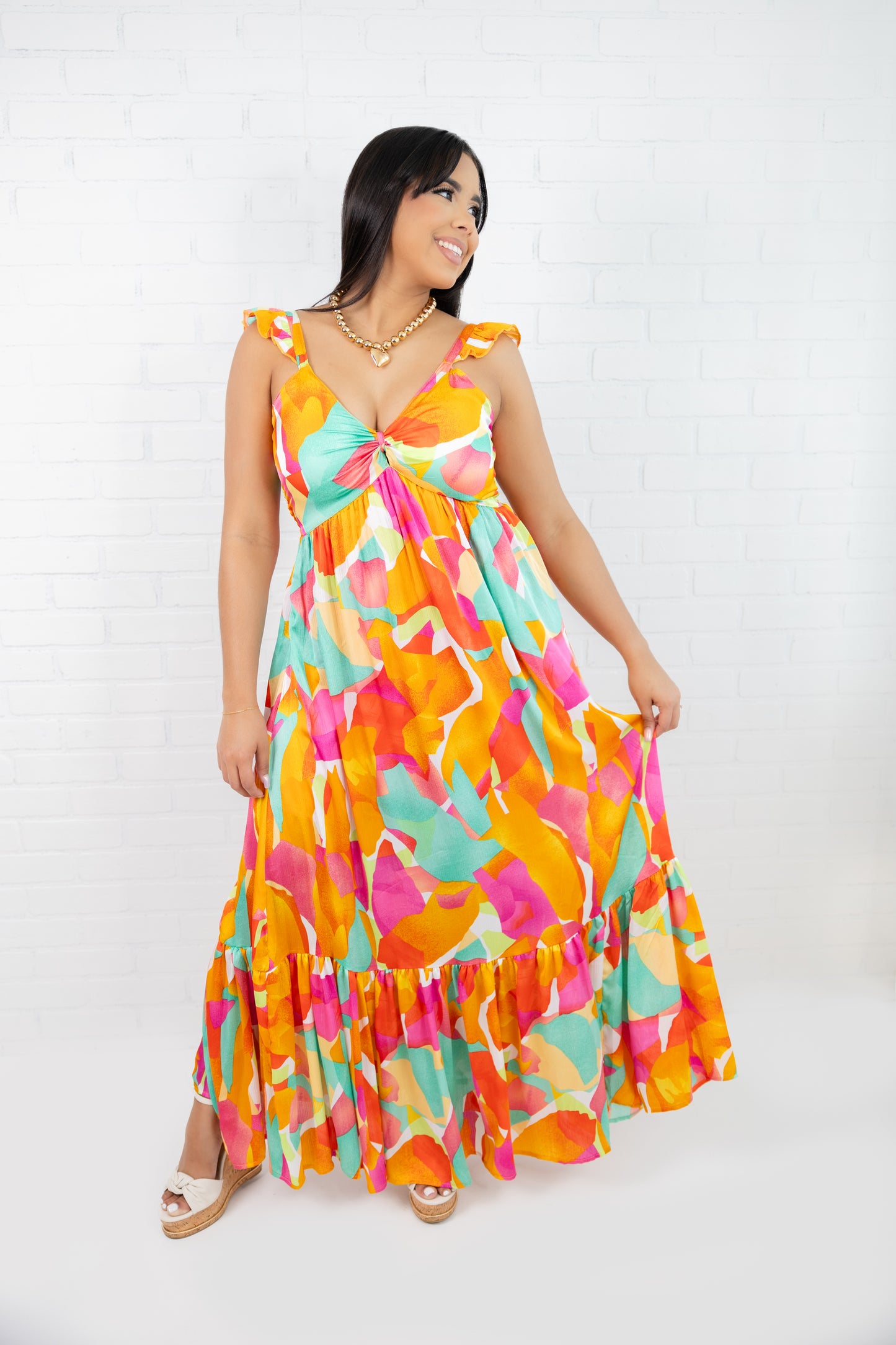 Printed Maxi Dress