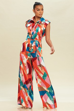 Vibrant Colored Jumpsuit